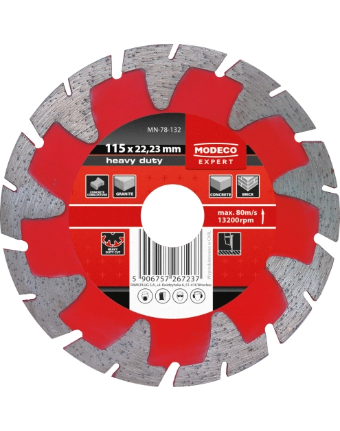 Zdjęcie: Ściernice diamentowe segmentowe 115 mm RAWLPLUG
