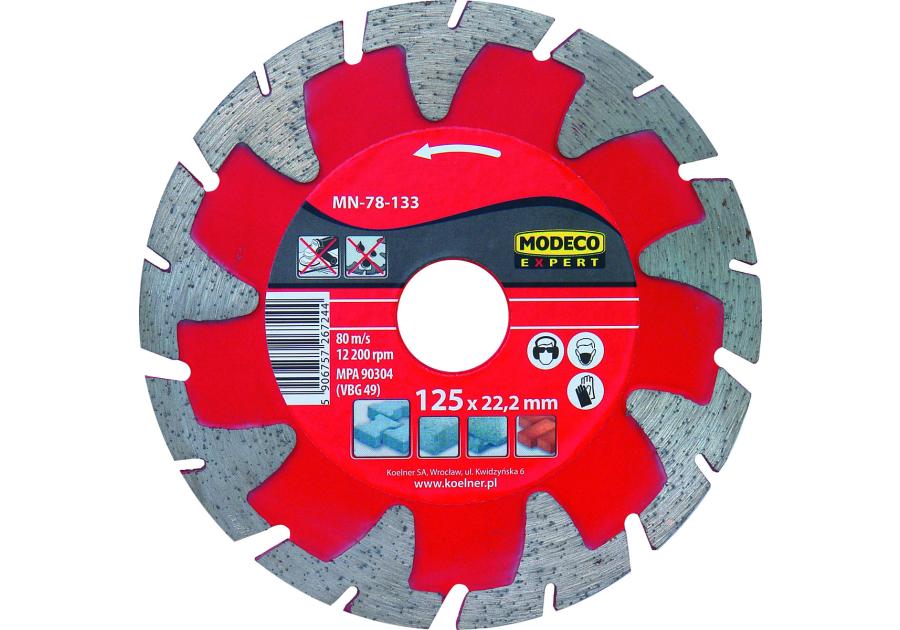 Zdjęcie: Ściernice diamentowe segmentowe 115 mm RAWLPLUG