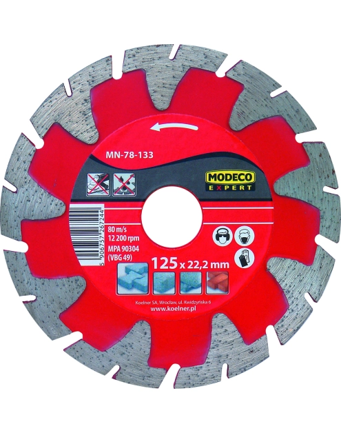 Zdjęcie: Ściernice diamentowe segmentowe 115 mm RAWLPLUG