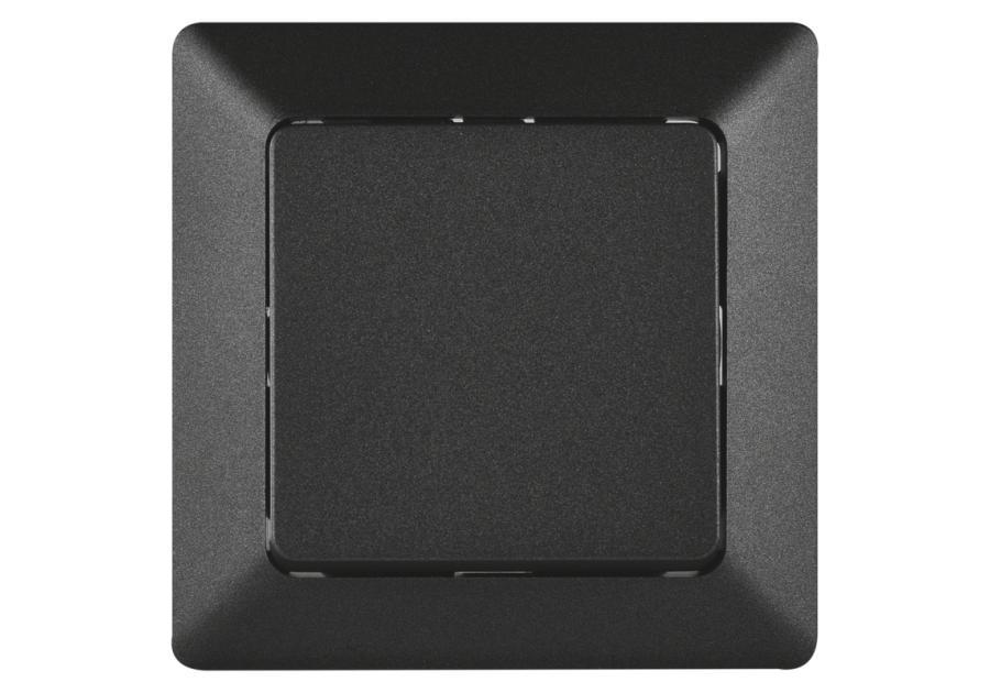 Zdjęcie: Wyłącznik krzyżowy 1P IP20 antracyt EMOS