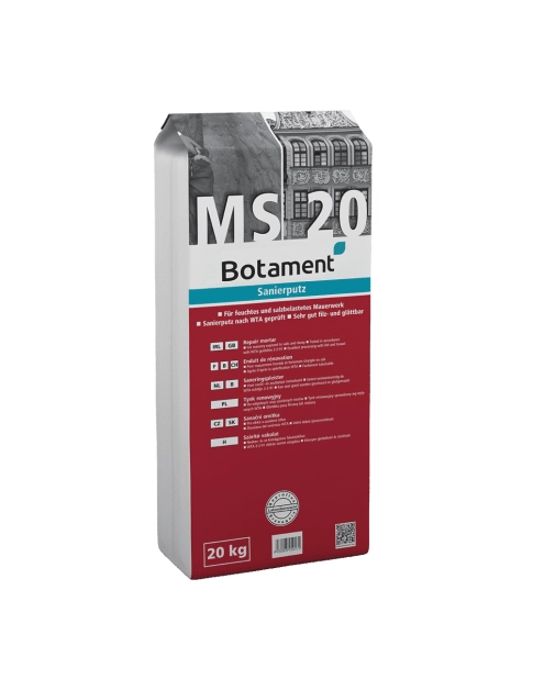 Zdjęcie: Tynk renowacyjny  MS 20 - 20 kg BOTAMENT