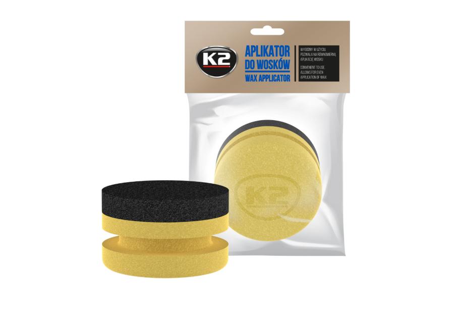 Zdjęcie: Aplikator gąbkowy z uchwytem do wosków K2