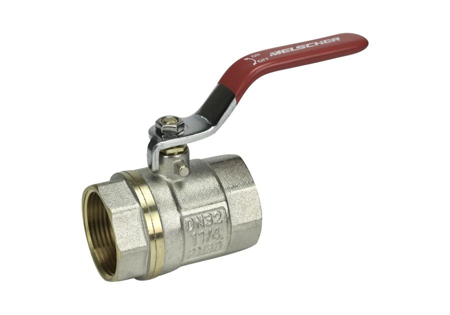Zdjęcie: Zawór kulowy wodny 1 1/4" w-w z rączką TYCNER