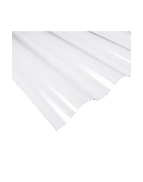 Zdjęcie: Płyta PC Sinus lity 76/18 mm - 3000x900 mm przezroczyta 2,7 m2 GUTTA