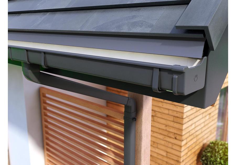 Zdjęcie: Rynna GK 135, 4 mb PVC grafit GALECO