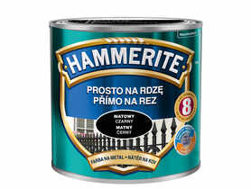 Farba do metalu 0,25 L czarny mat HAMMERITE