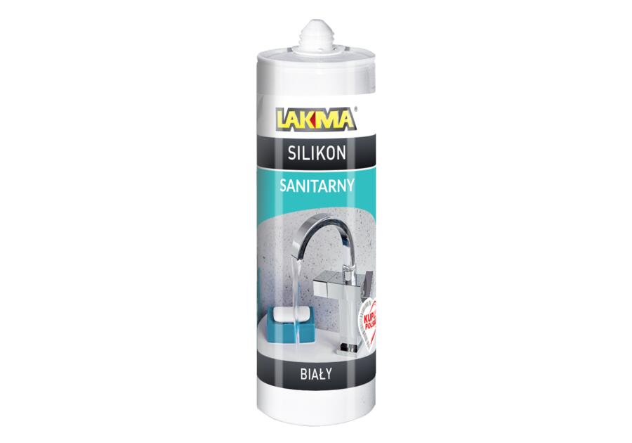 Zdjęcie: Silikon sanitarny 150 ml biały LAKMA