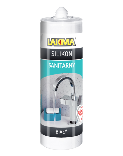 Zdjęcie: Silikon sanitarny 150 ml biały LAKMA