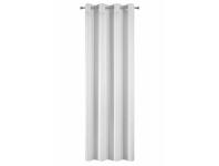 Zdjęcie: Zasłona Carina 140x250 cm biała na przelotkach EUROFIRANY