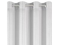 Zdjęcie: Zasłona Carina 140x250 cm biała na przelotkach EUROFIRANY