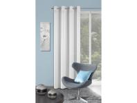 Zdjęcie: Zasłona Carina 140x250 cm biała na przelotkach EUROFIRANY