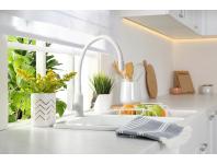 Zdjęcie: Bateria zlewozmywakowa Joga plus biała INVENA