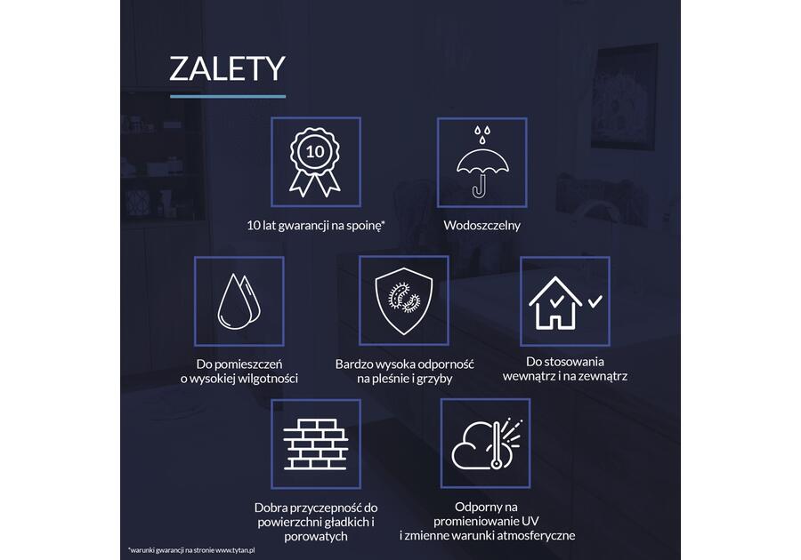 Zdjęcie: Silikon sanitarny bezbarwny UPG 280 ml TYTAN PROFESSIONAL