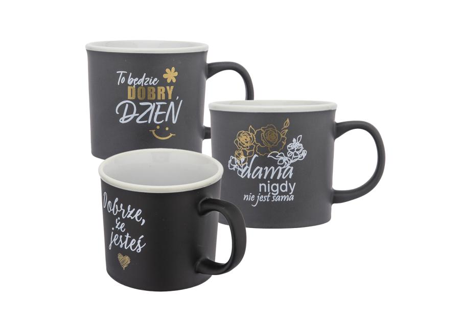 Zdjęcie: Kubek prosty 300 ml z rantem dla dziewczyny/kobiety mix dekoracji ALTOM DESIGN