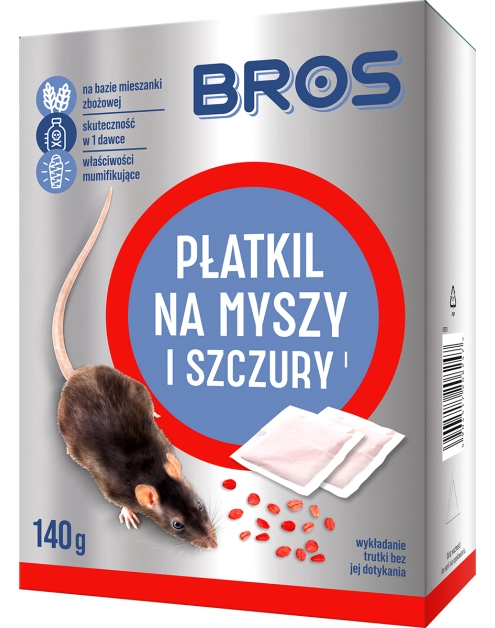 Zdjęcie: Płatki na myszy i szczury 140 g BROS