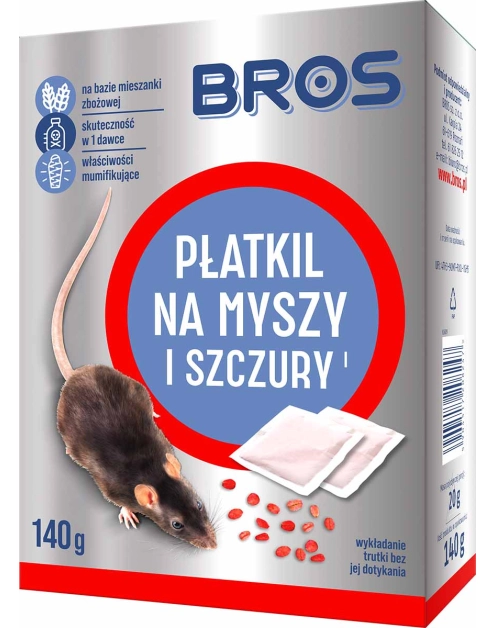 Zdjęcie: Płatki na myszy i szczury 140 g BROS