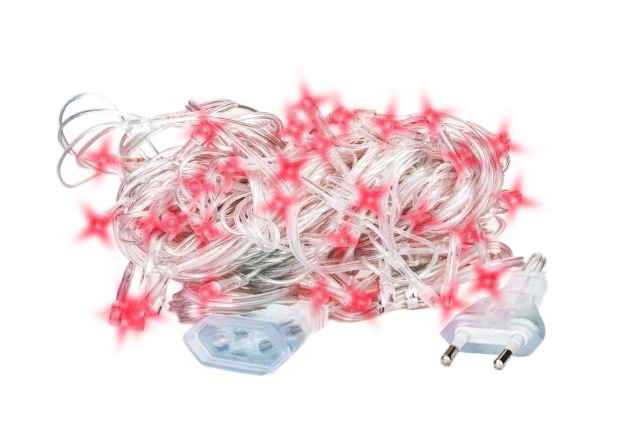 Zdjęcie: Lampki choinkowe LED 100 lampek czerwone migające 9 m VOLTENO