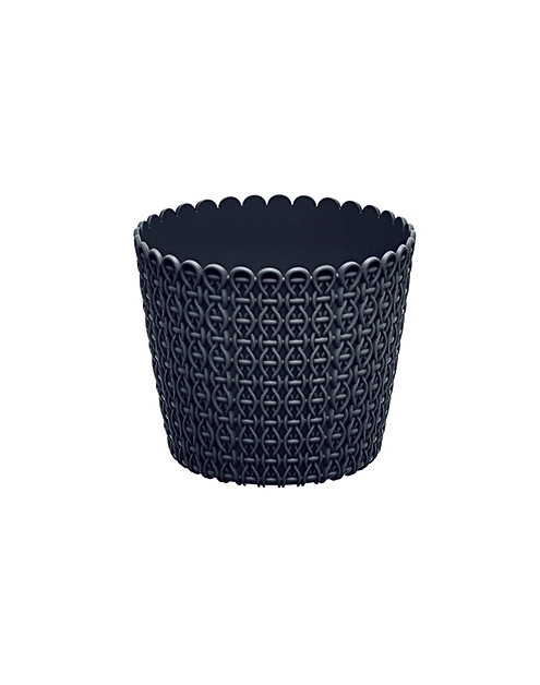 Zdjęcie: Doniczka Nitly antracytowy 26 cm PROSPERPLAST