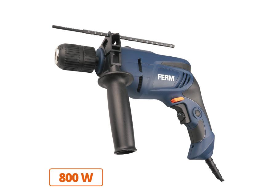 Zdjęcie: Wiertarka udarowa 800W - 13mm, FERM