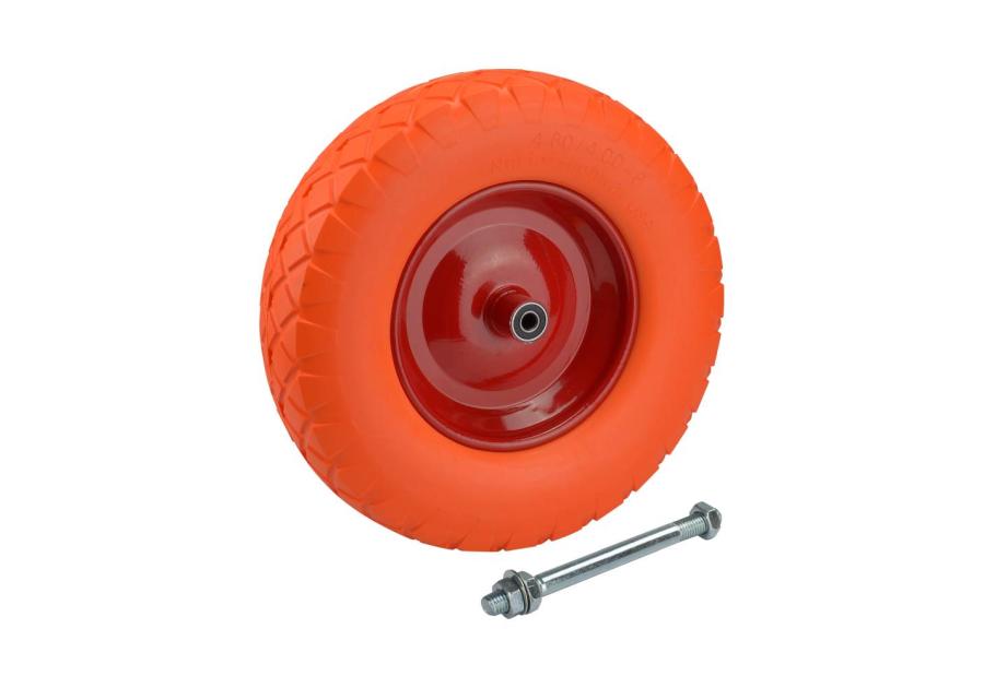 Zdjęcie: Koło poliuretanowe pełne 400 mm, 130 kg z kompletem osiowym METRO
