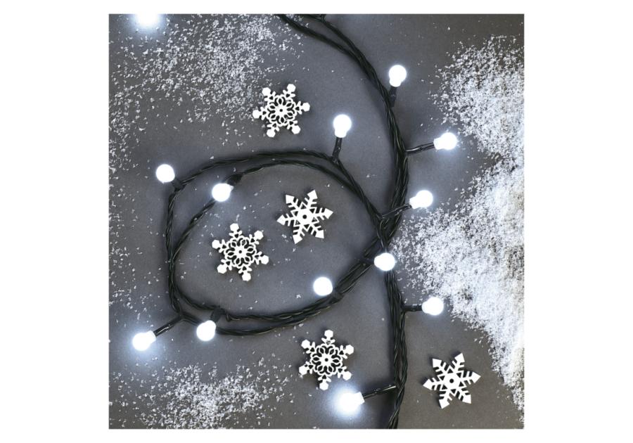 Zdjęcie: Lampki choinkowe 50 LED kulki 2,5 m IP20 CW EMOS