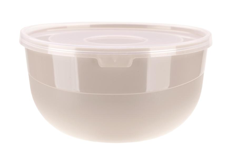 Zdjęcie: Miseczka 1,2 L z pokrywką 91315 beżowy RAVI