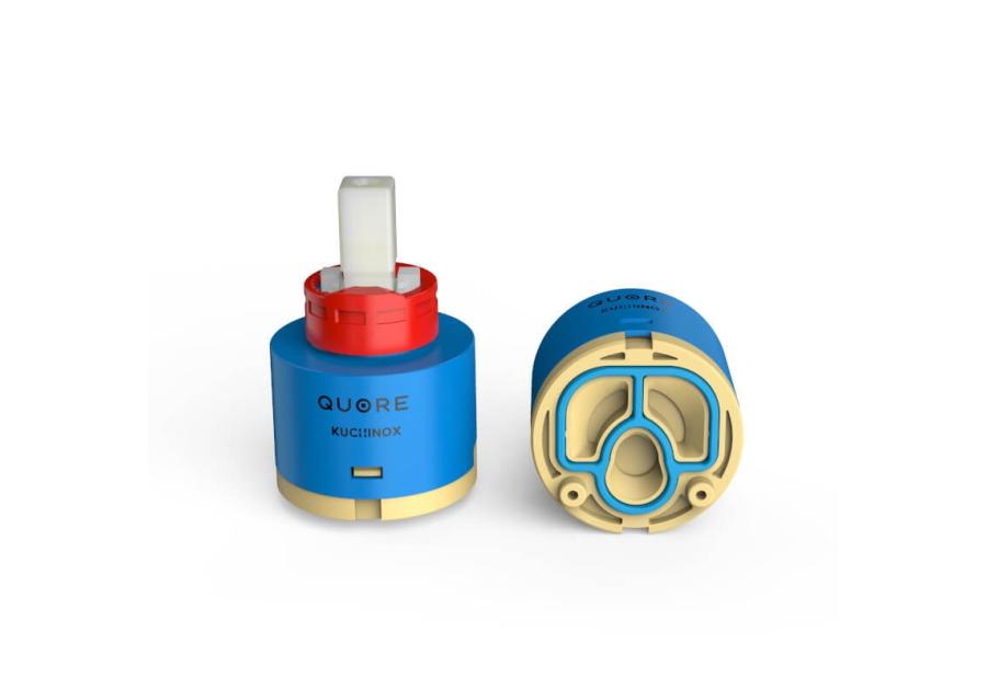 Zdjęcie: Głowica ceramiczna do baterii mieszakowych 40 mm 2-stopniowa KUCHINOX