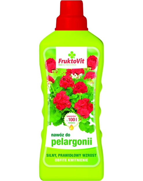 Zdjęcie: Nawóz płynny do pelargonii 1,1 kg FRUKTOVIT PLUS