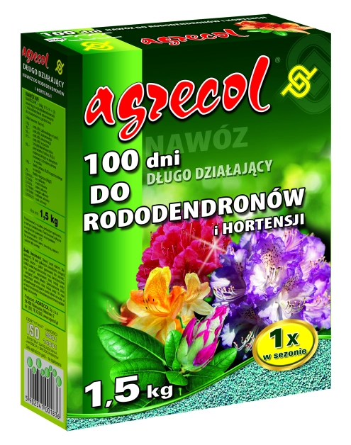 Zdjęcie: Nawóz do rododendronów i hortensji 100 dni 1,5 kg AGRECOL