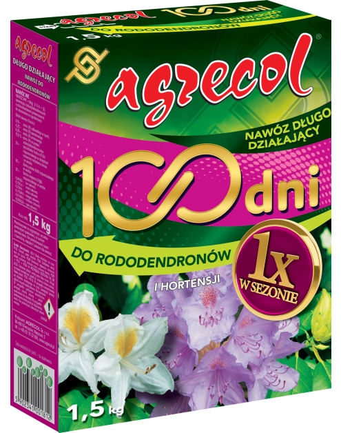 Zdjęcie: Nawóz do rododendronów i hortensji 100 dni 1,5 kg AGRECOL