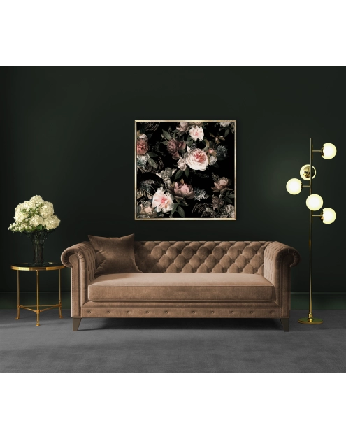 Zdjęcie: Obraz Canvas Framed  65x65 cm Fa017 Copper Flowers Gr STYLER