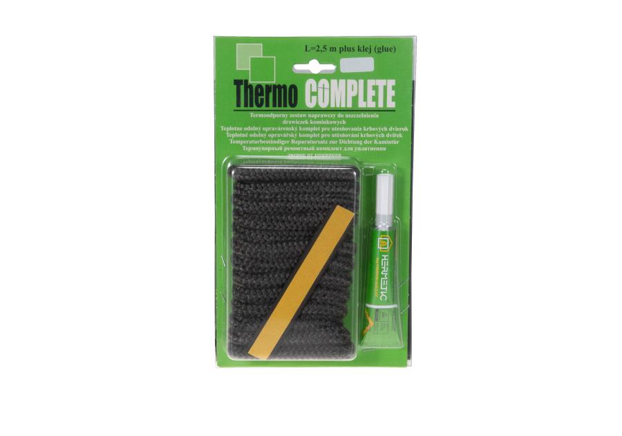 Zdjęcie: Zestaw naprawczy do kominka - sznur fi 8mm komplet sznur 2,5 mb+klej DARCO