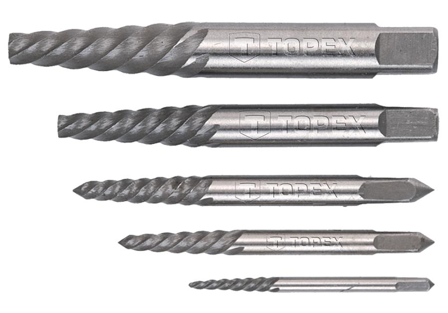 Zdjęcie: Wykrętaki do śrub, zestaw 5 sztuk TOPEX