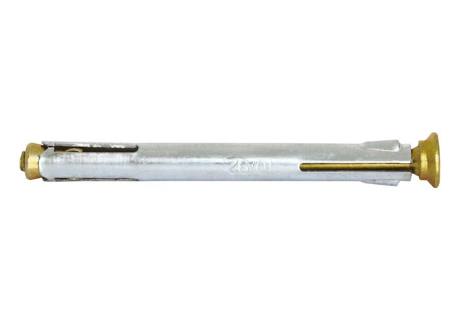 Zdjęcie: Kołek rozporowy metalowy łącznik ościeżnic 10x132 mm - 100 szt. WKRĘT-MET