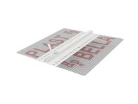 Zdjęcie: Listwa PVC dylatacyjna podtynkowa z siatką i elementem stabilizującym BP15EXT L300 biała BELLA PLAST