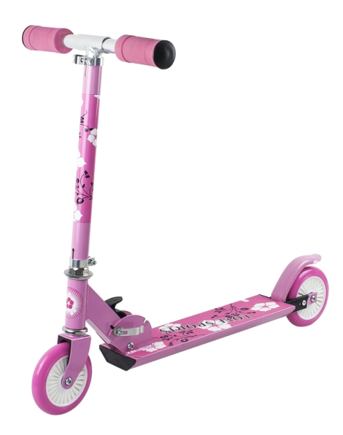 Zdjęcie: Hulajnoga składana dla dzieci różowa PATIO