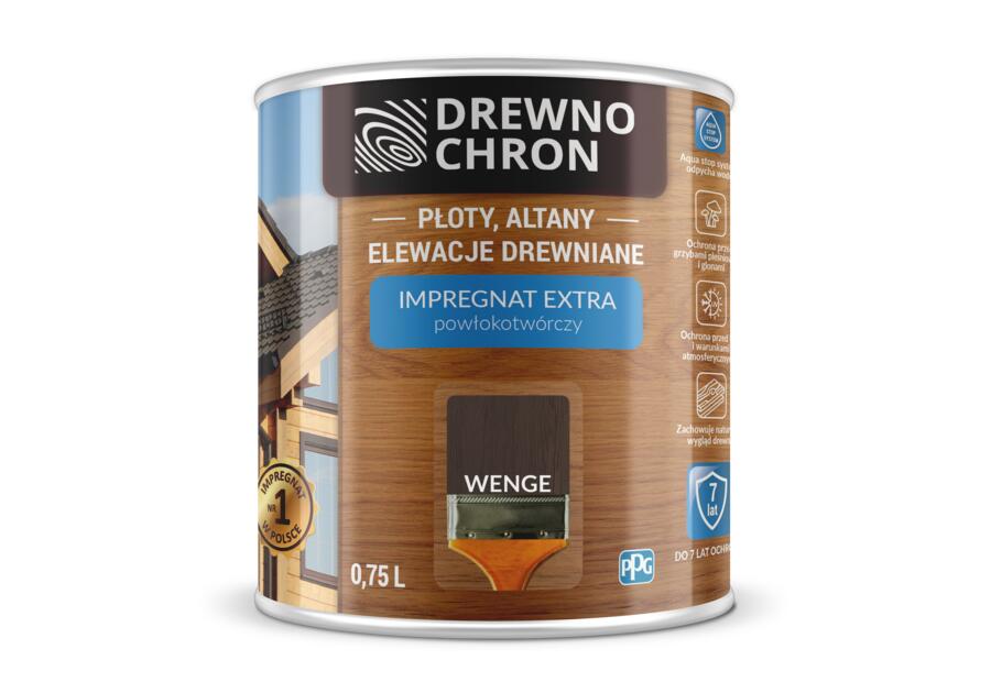 Zdjęcie: Impregnat do drewna Extra wenge 0,75 L DREWNOCHRON