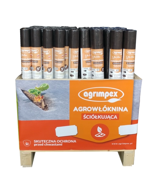 Zdjęcie: Drewniany regał na agrowłókninę AGRIMPEX