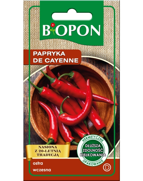 Zdjęcie: Papryka ostra de Cayenne 0,5 g BIOPON