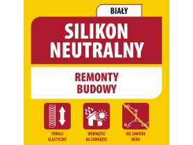 Silikon neutralny 280 ml biały SOUDAL
