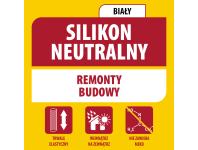 Zdjęcie: Silikon neutralny 280 ml biały SOUDAL