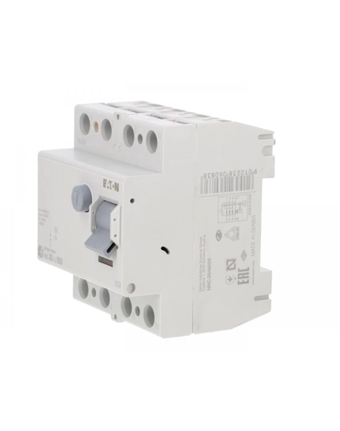 Zdjęcie: Wyłącznik różnicowy Eaton HNC-25/4/0,03 ELEKTRO-PLAST