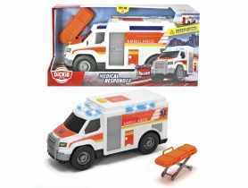 Ambulans biały 30 cm zabawka DICKIE