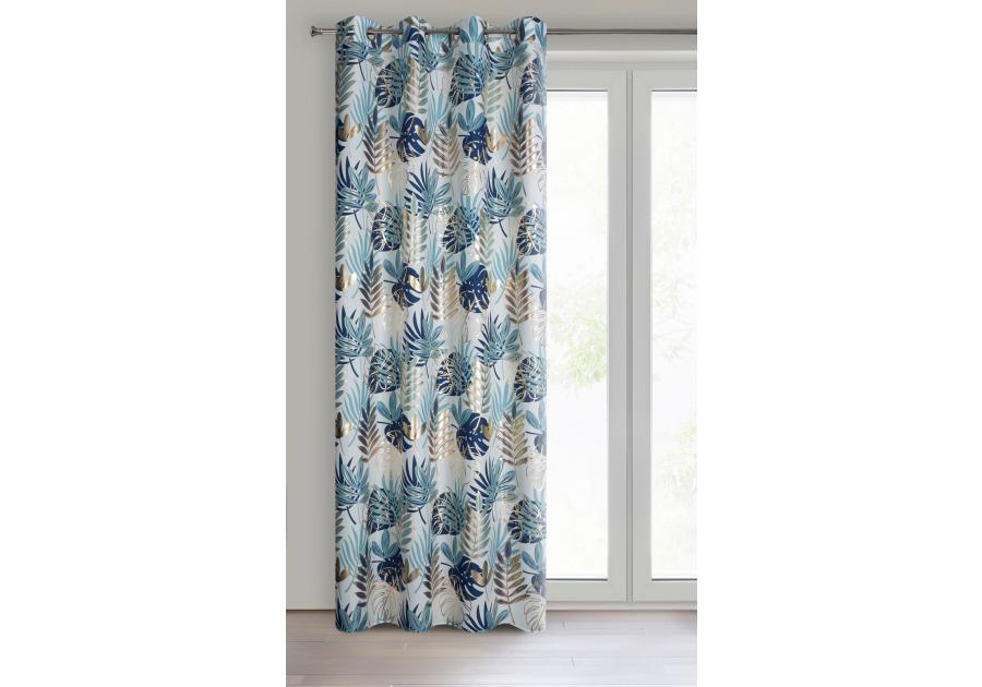 Zdjęcie: Zasłona gotowa Malta 140x250 cm granatowy EUROFIRANY