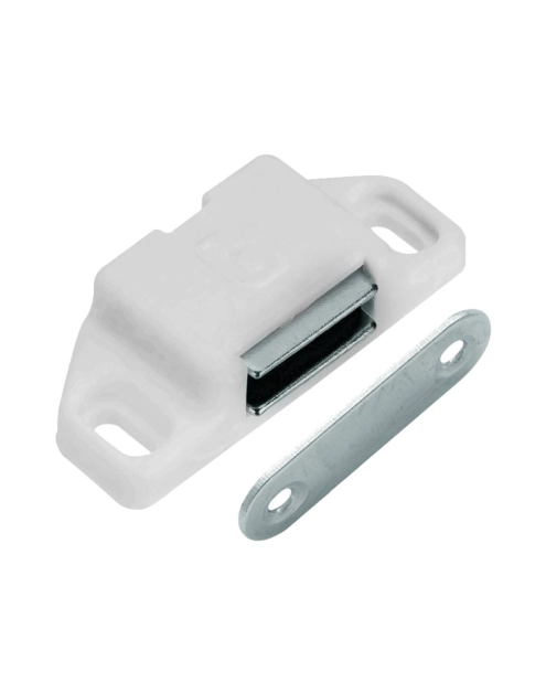 Zdjęcie: Zatrzask meblowy magnetyczny biały METRO