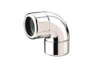 Zdjęcie: Kolanko 90 stopni 32x32 mm, wykonane z mosiądzu pokrytego warstwą chromu MCALPINE