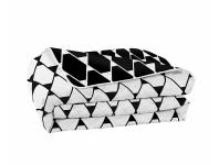 Zdjęcie: Narzuta Rhombuses biało-czarna 170x210 cm DECO KING