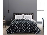 Zdjęcie: Narzuta Rhombuses biało-czarna 170x210 cm DECO KING