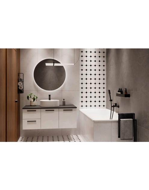 Zdjęcie: Bateria wannowa Bralos czarny INVENA