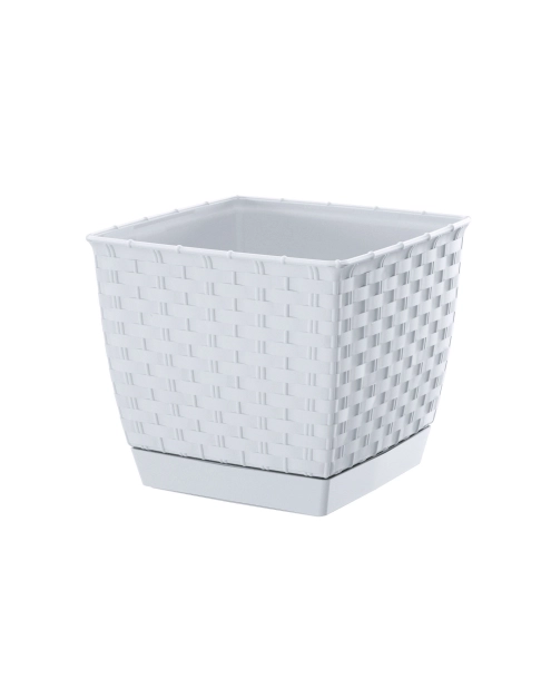 Zdjęcie: Doniczka Ratolla biały 22 cm PROSPERPLAST